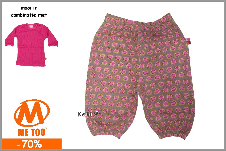 o10/maat  062/s09 Me Too broek eu flower