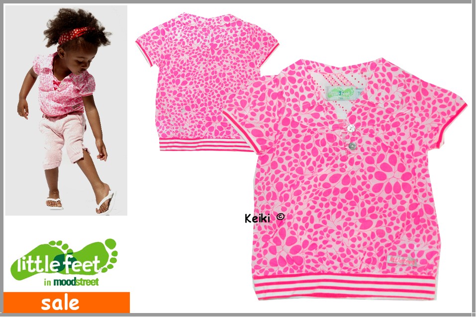 -b04/maat 074/s10 Little Feet shirt roze