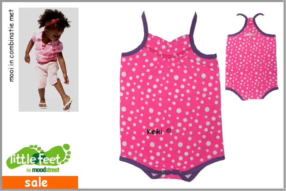 -b00/maat 074/s10 Little Feet romper