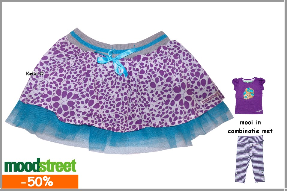 -o07/maat 116/s10 Moodstreet rok violet