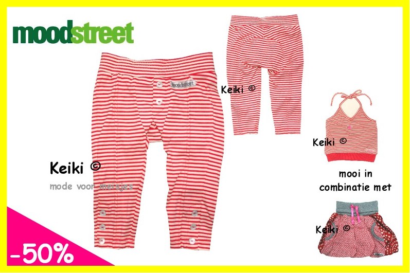 -o02/maat 116/s10 Moodstreet legging faded red