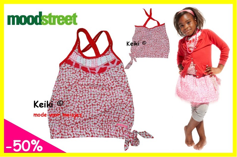 -b01/maat 128/s10 Moodstreet topje rood