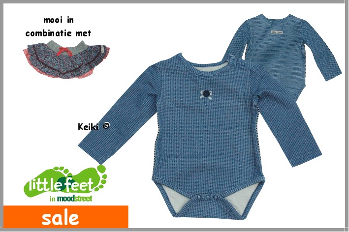 b00/maat 080/w10 Little Feet romper