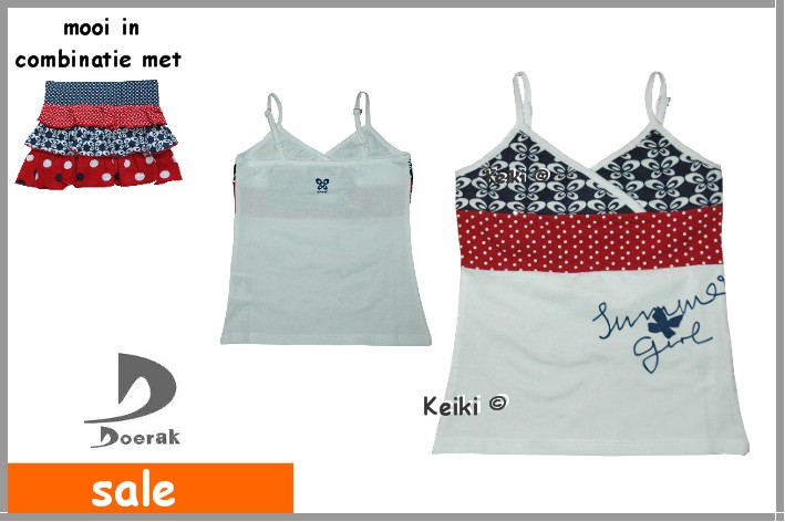 b01/maat 116/s11 Doerak top wit
